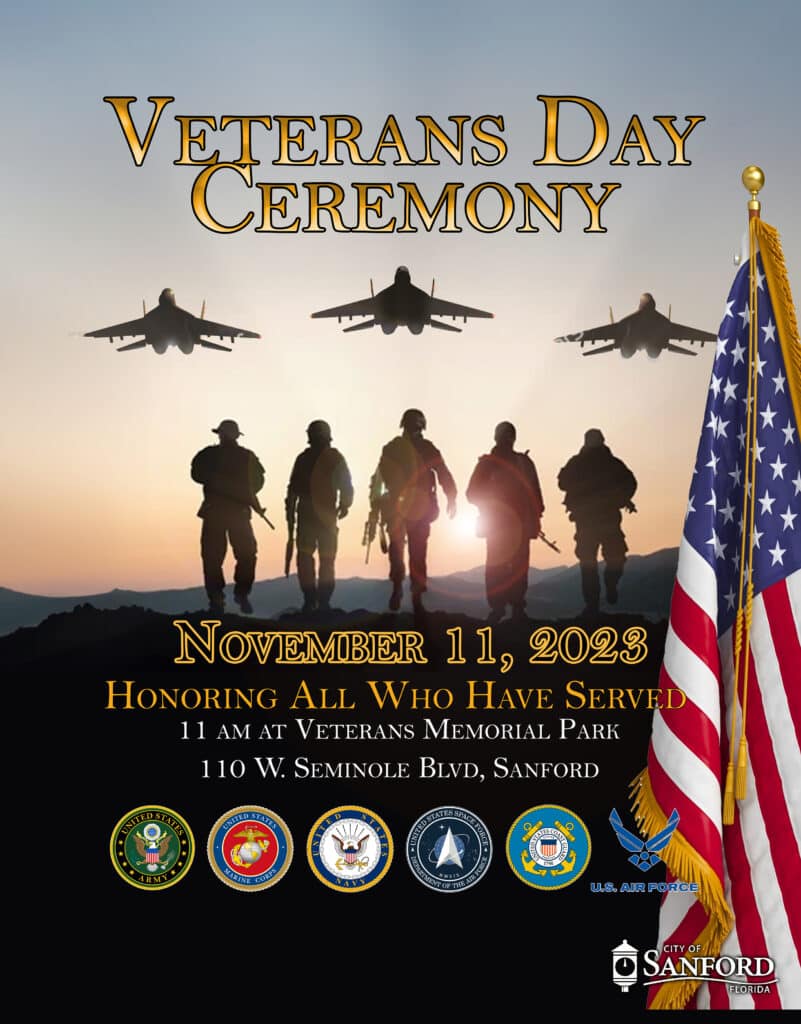 Veterans Day 2023 flyer
