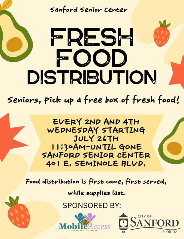 Food distribution event July 2023