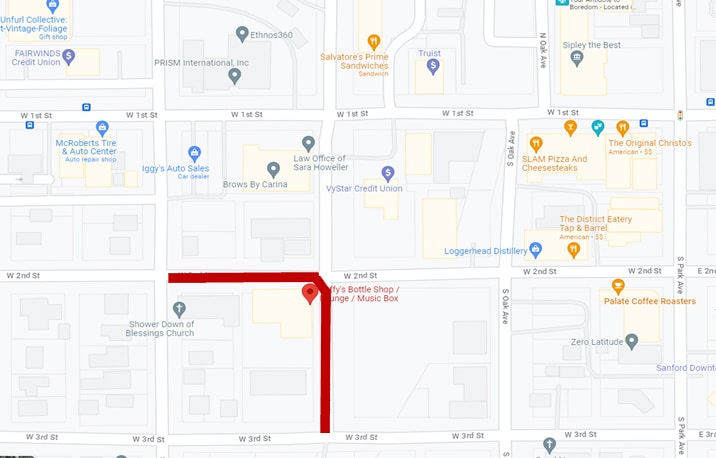 map for Tuffy's Fall Festival event