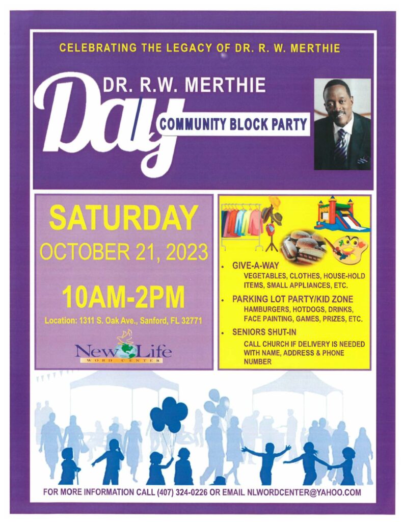 Dr. R.W. Methie Day 2023 flyer