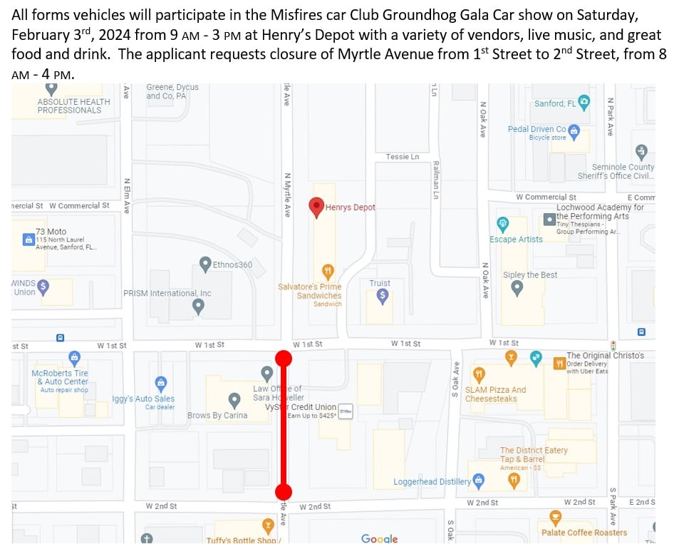 highlighting the Miscars Car Club event