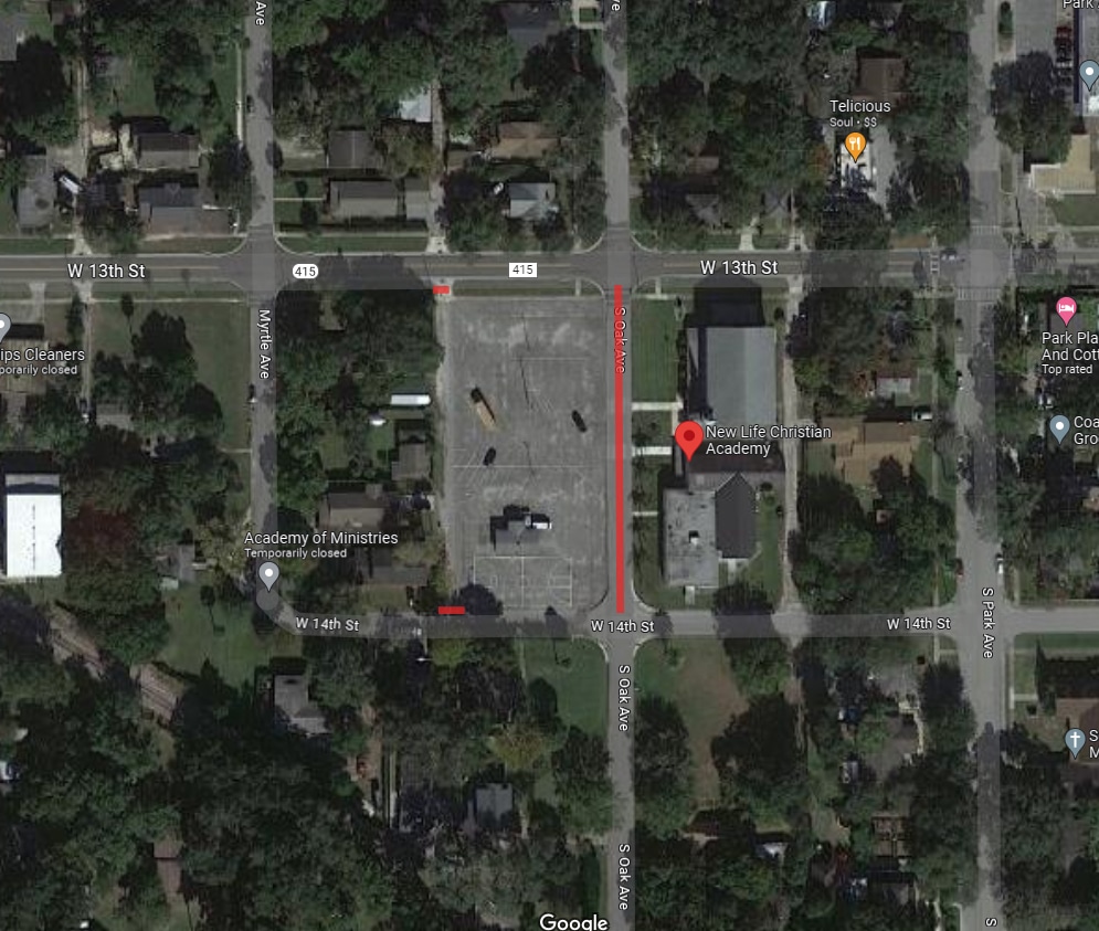 map for the Merthie Day block party