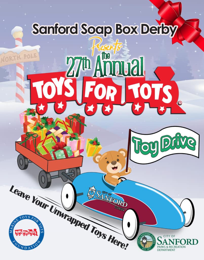 the 2023 Toys for Tots Toy Drive flyer