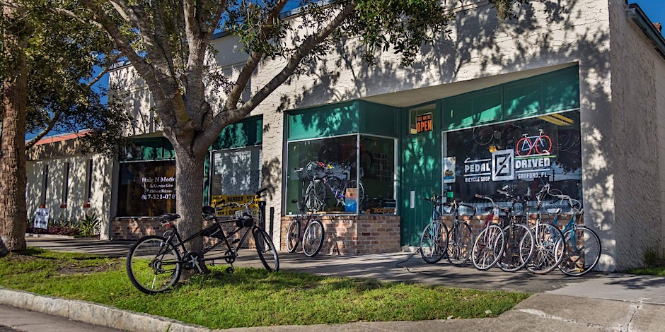 The front of Pedal Driven Bicycle Shop