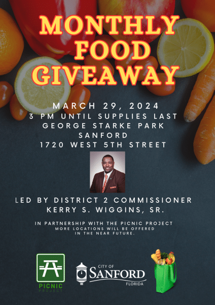 Monthly Food Giveaway