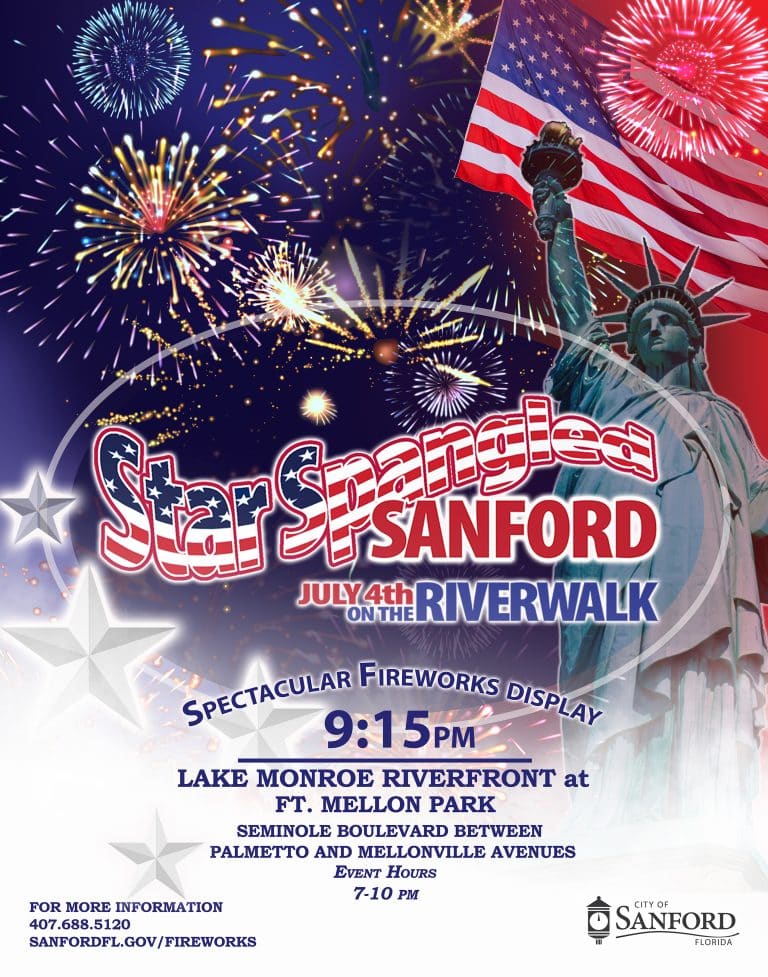 Star Spangled Sanford 2024 flyer