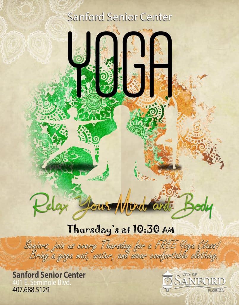 Yoga at the Senior Center!