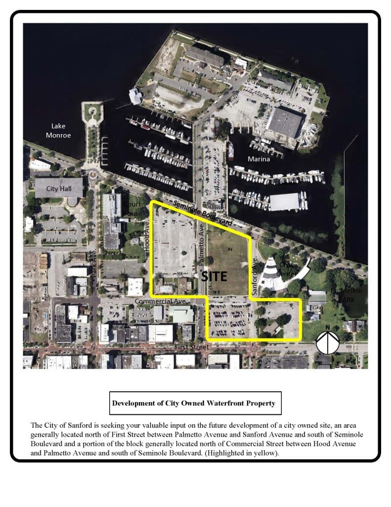 A graphic displaying how we will develop a property downtown