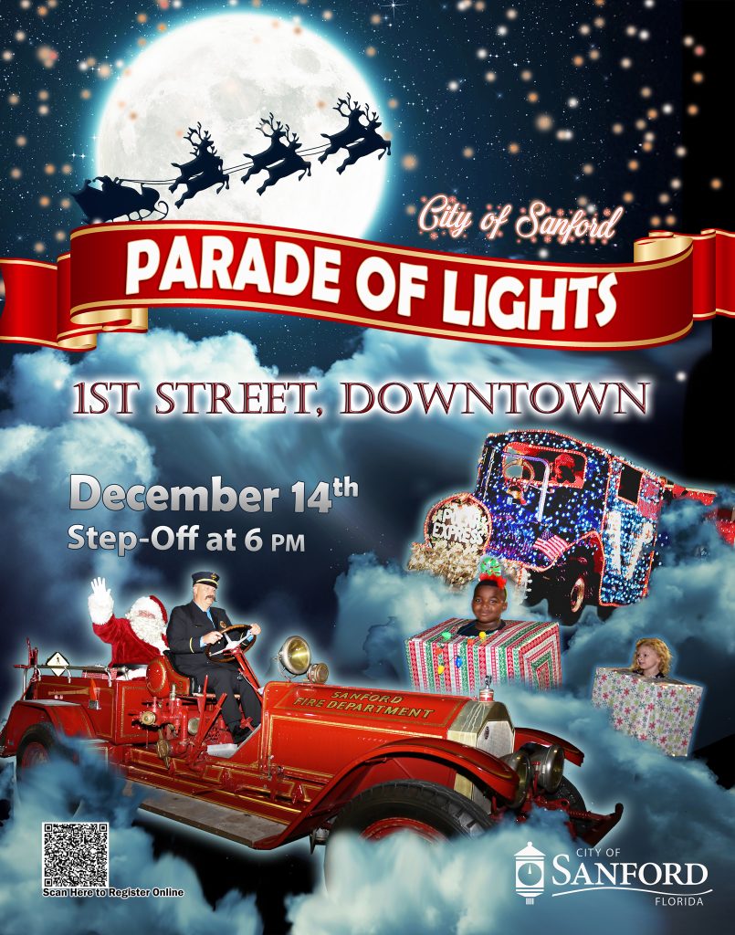 flyer for the 2024 Parade of Lights