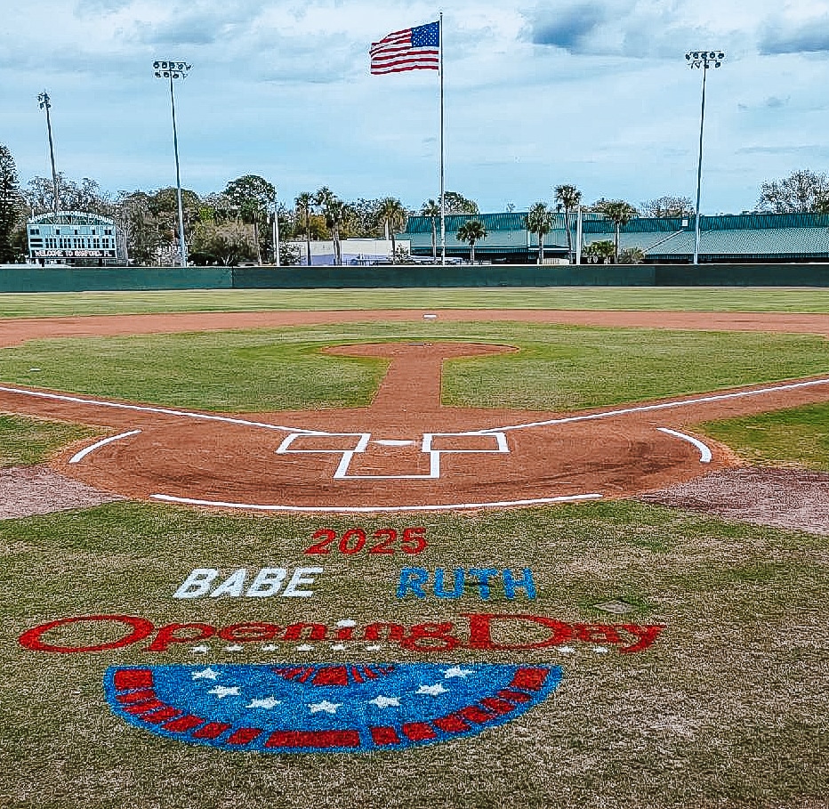 picture of Home Plate at Sanford Memorial Stadium for 2025 Opening Day