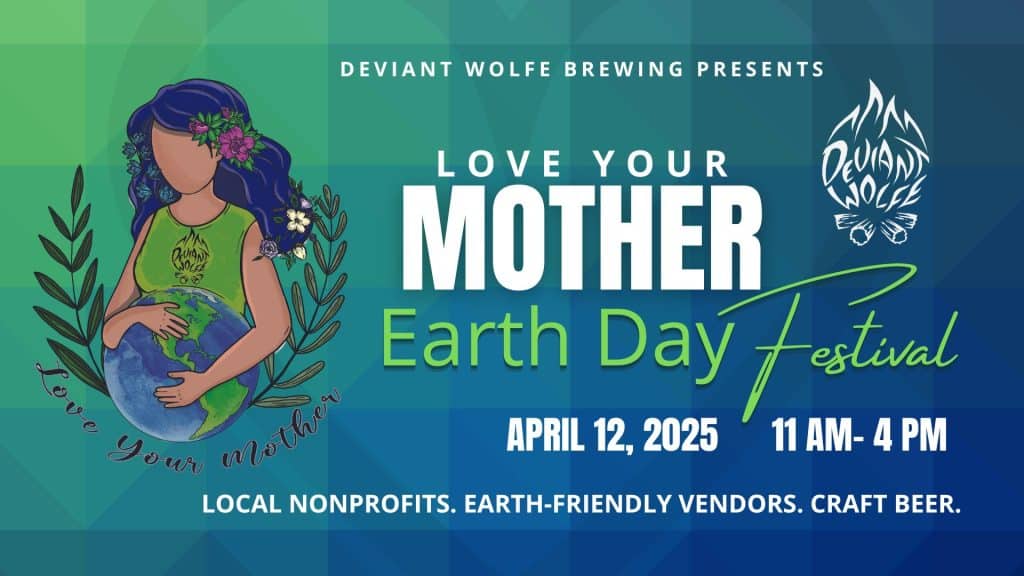 flyer for the 2025 Love your Mother Earth day