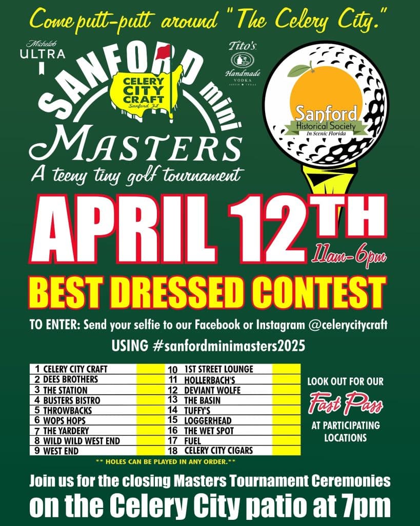 Sanford Mini Masters 2025 flyer