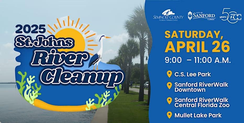 2025 St Johns river Cleanup flyer