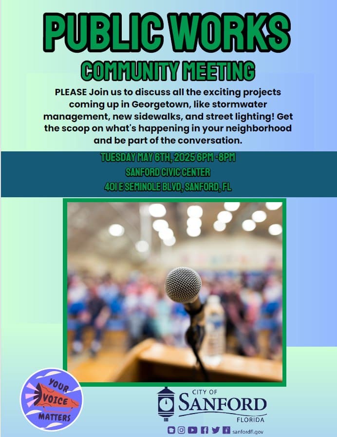 Public Works Community Meeting May 2025
