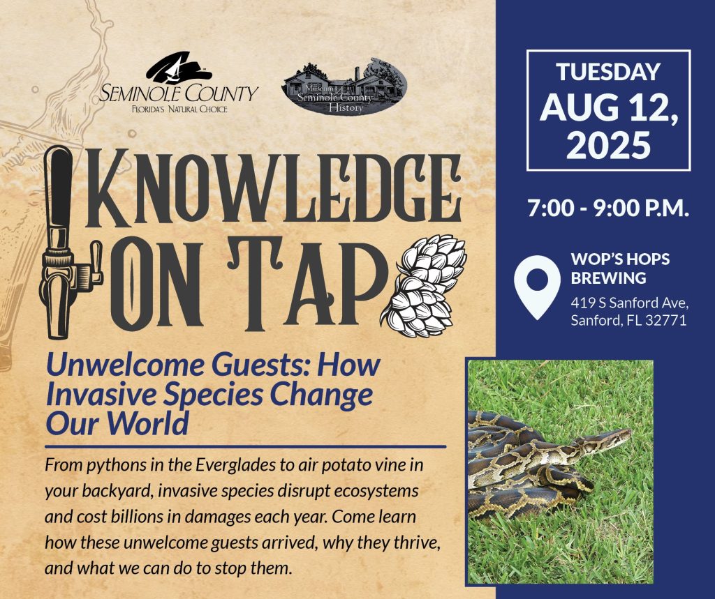 knowledge on tap august 2025 event flyer