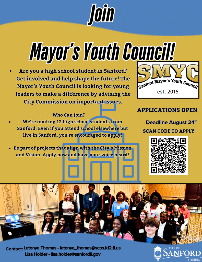 Join Mayor's Youth Council 2025 class flyer