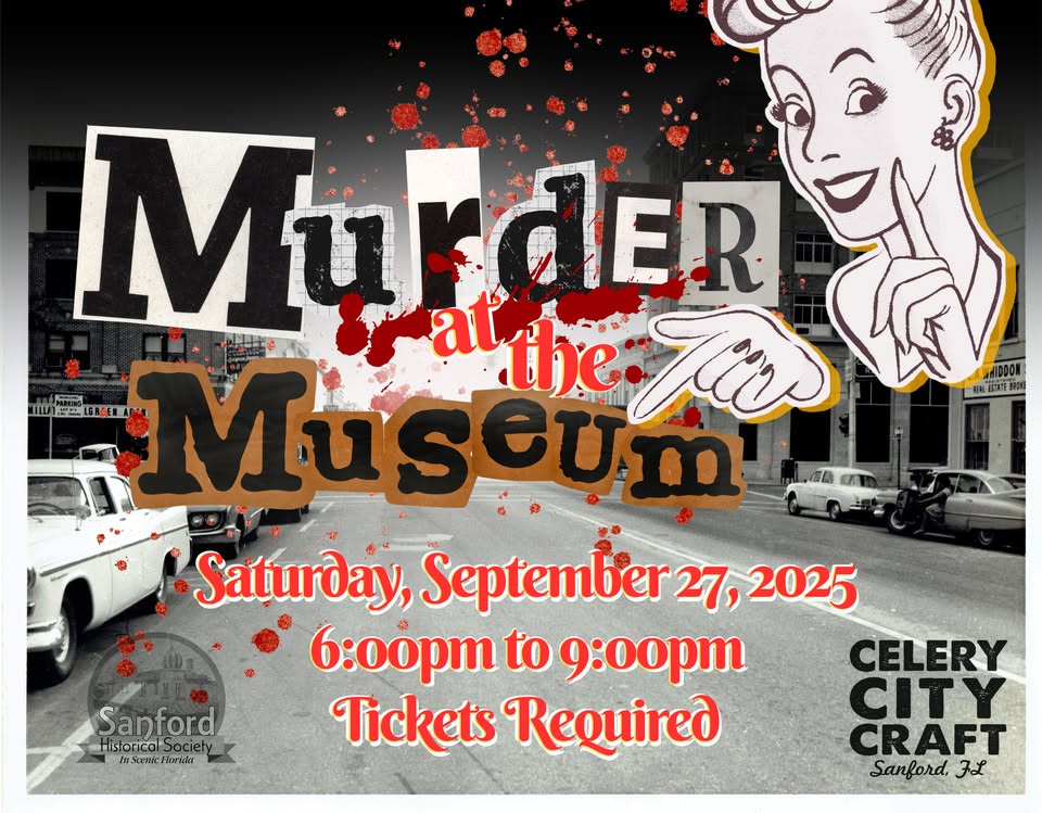 Murder at the museum flyer