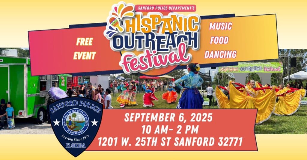 Hispanic Outreach Festival 2025 flyer