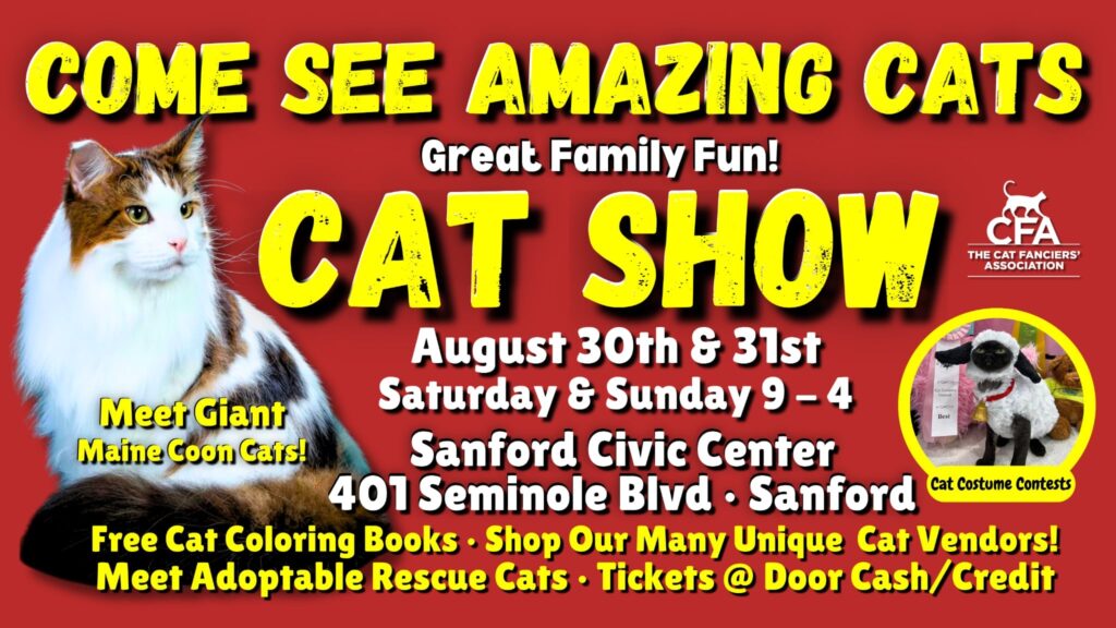 cat show flyer