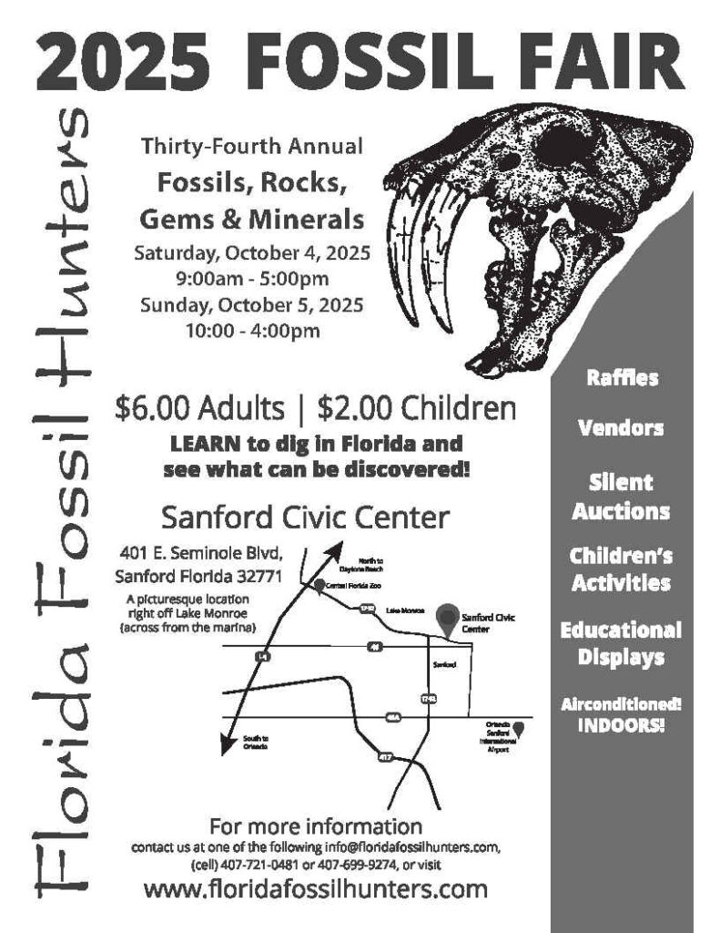 2025 Fossil Fair Flyer
