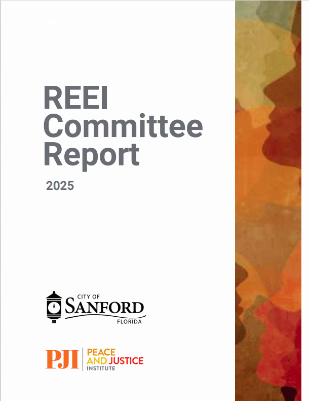 flyer for the Race Equality Equity, Inclusion Committee Report for 2025