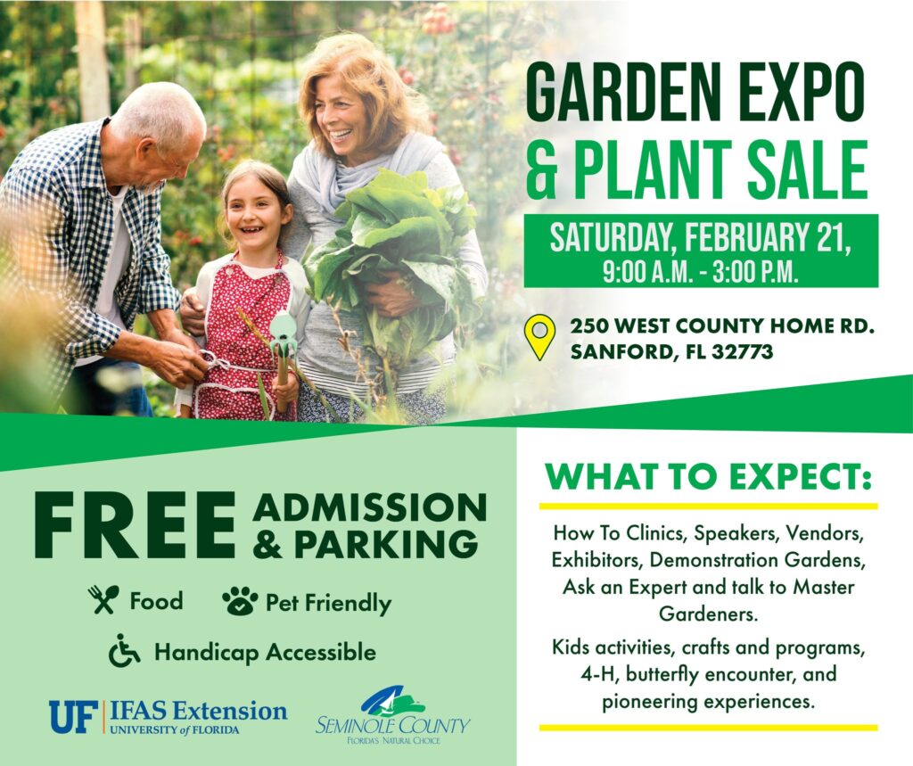 Garden Expo and Plant Sale Graphic