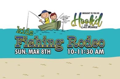 kids fishing rodeo logo